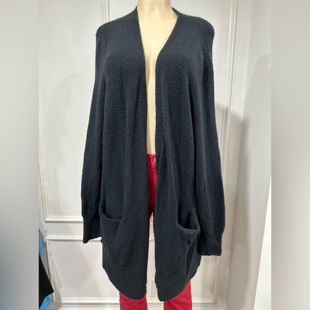 Madewell Womens Cardigan Sweater Size 1X Open Front Pockets